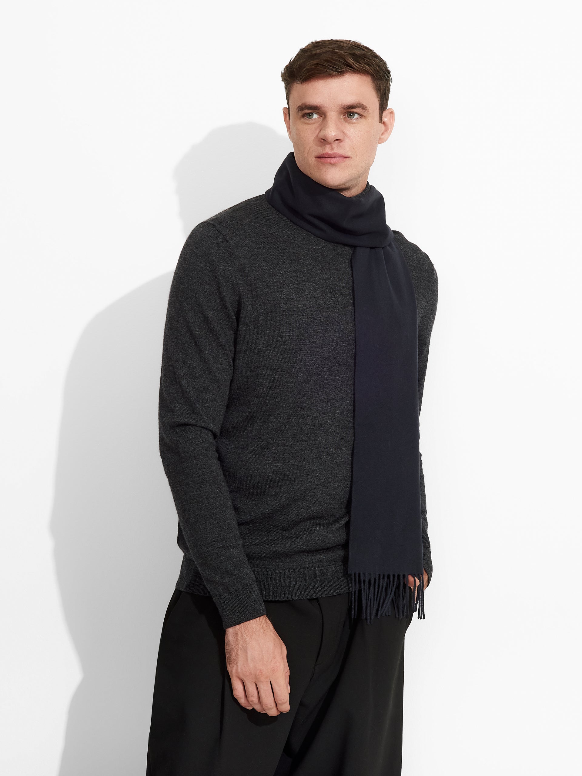Basel Scarf Vicuna Color Blue - Paz Lifestyle 