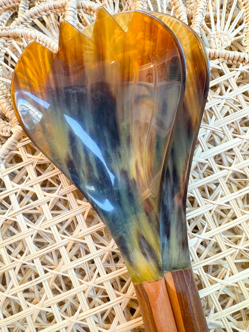 Horn Salad Servers by Mauricio Pulido - Paz Lifestyle 