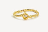 18 ct Gold Infinity Ring - PAZLIFESTYLE