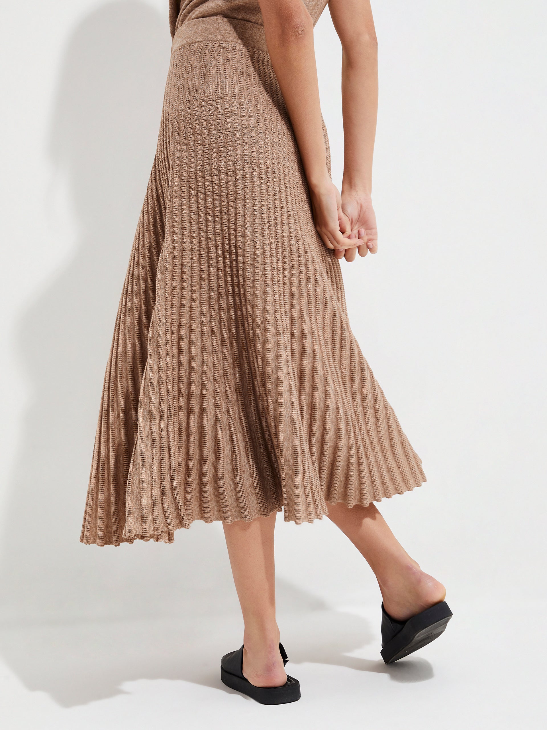 Yucatan Skirt Cotton Color Beige - Paz Lifestyle 