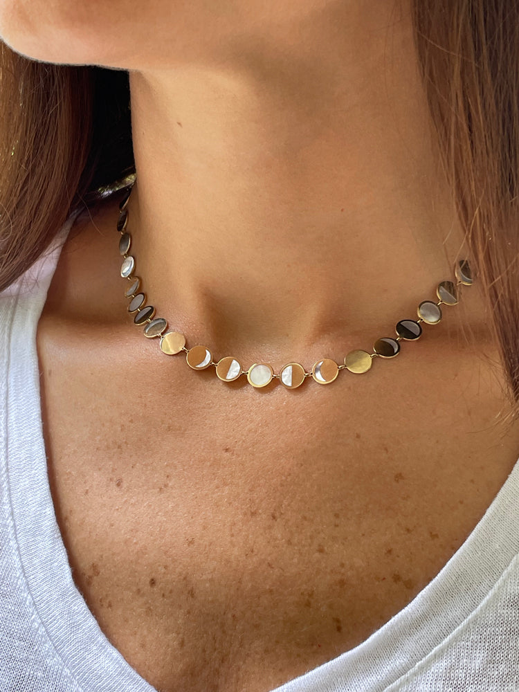 BOHEME CONFETTI LUNE BLANCHE CHAIN - Paz Lifestyle 