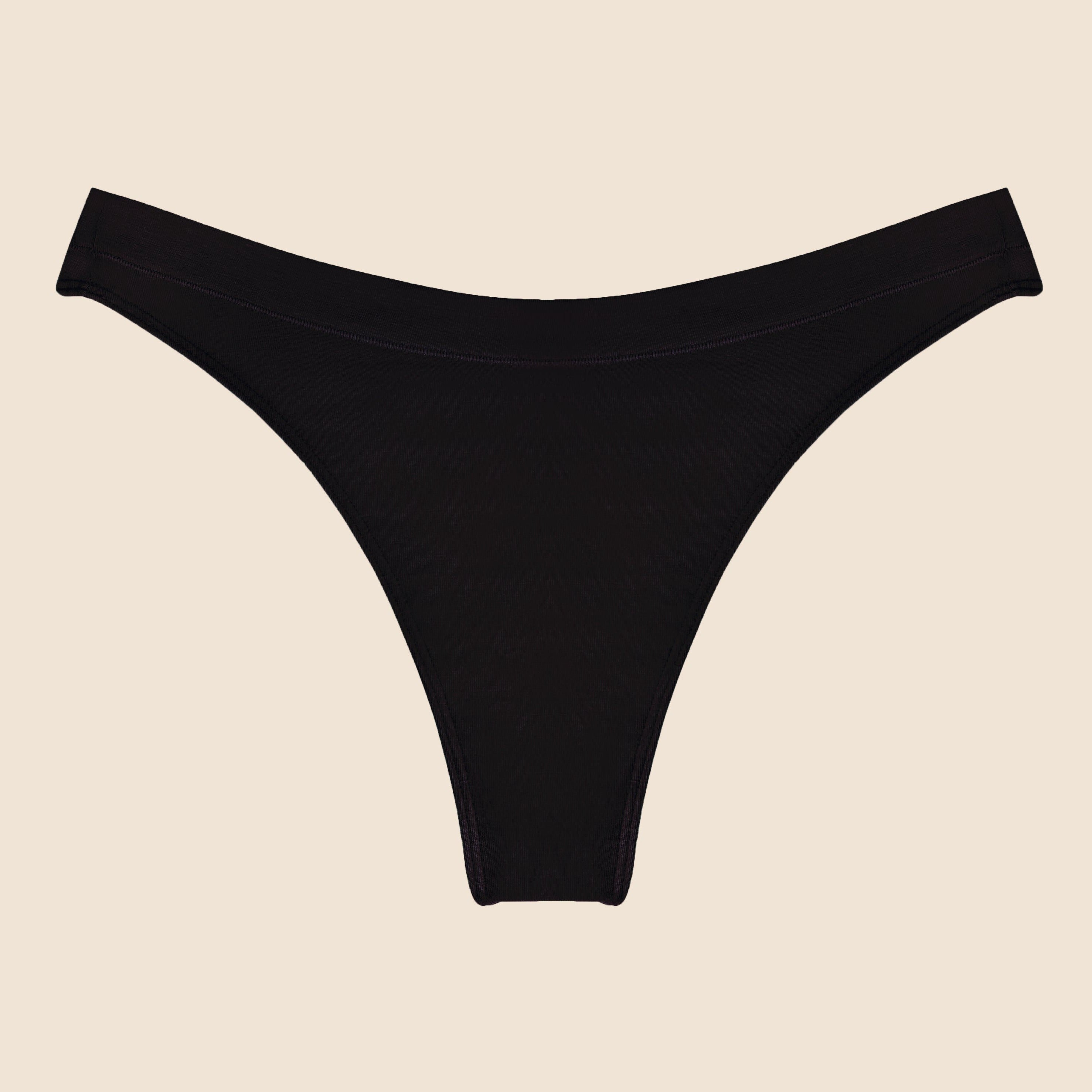 Thong in Onyx - Paz Lifestyle 