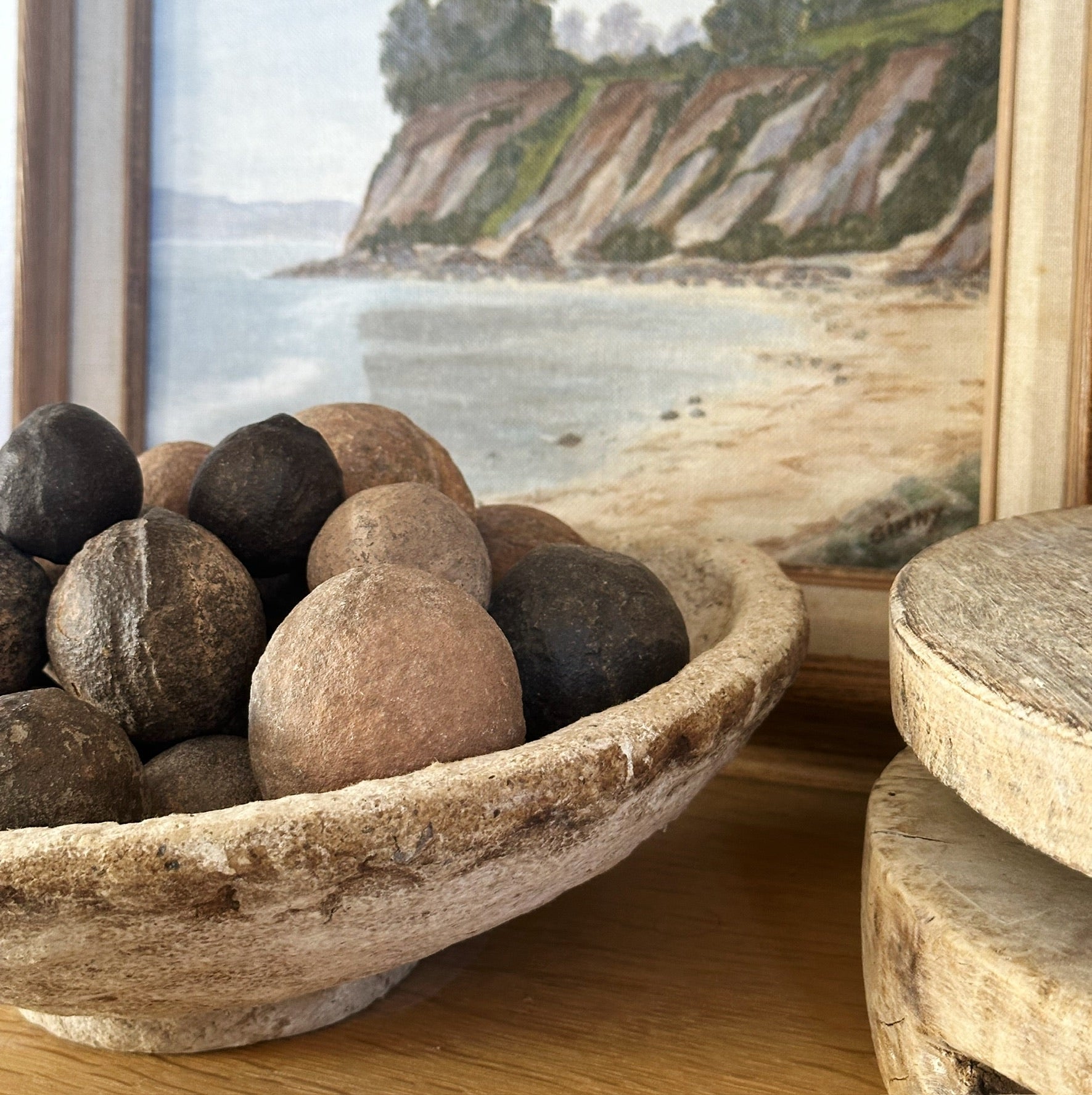 Antique Paper Machè Bowl - Paz Lifestyle 