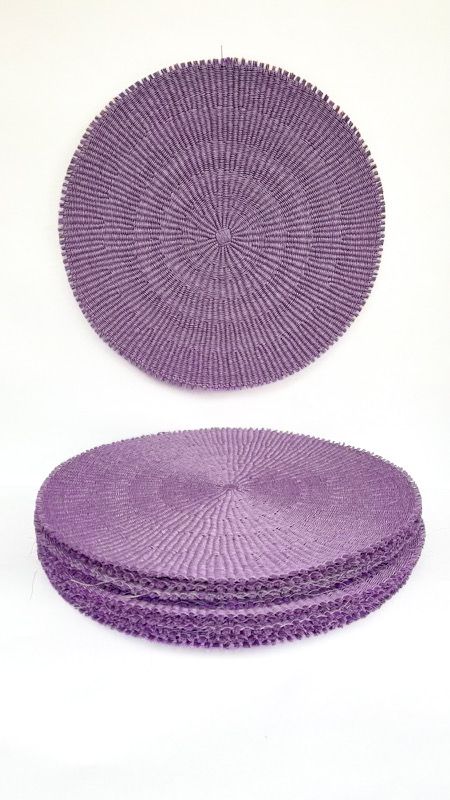 Fique Lilac Handmade Placemats - Paz Lifestyle 