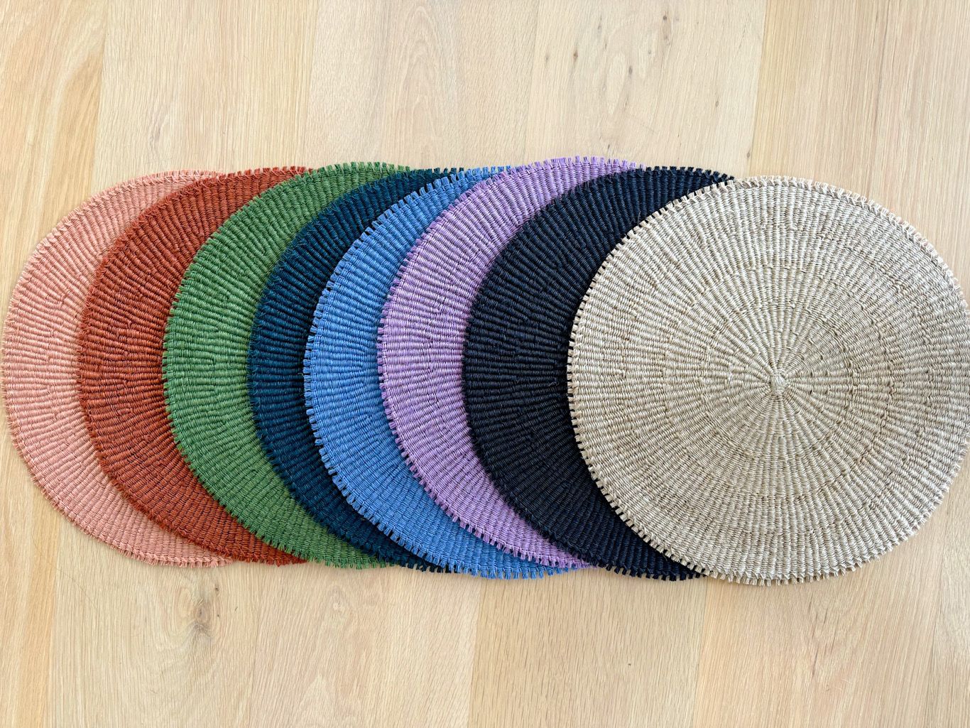 Fique Pink Handmade Placemats