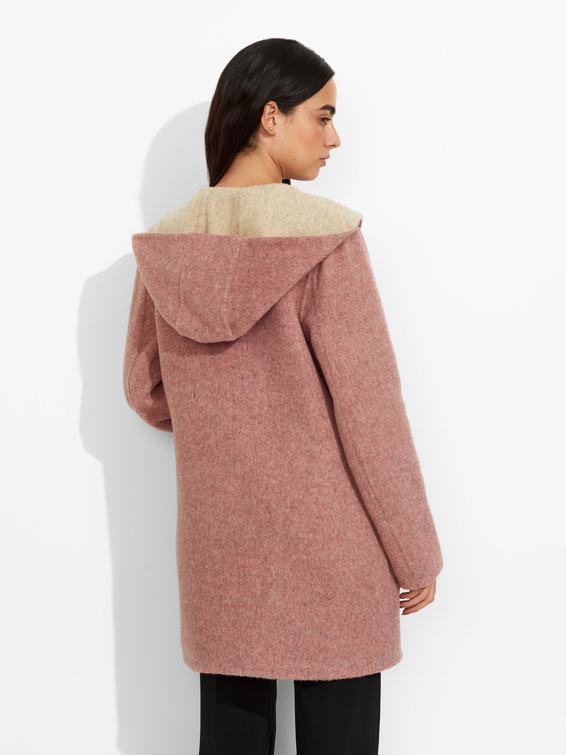 Alaia Coat Baby Alpaca Color Pink - Paz Lifestyle 