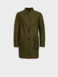 Zybil Coat Alpaca Color Green