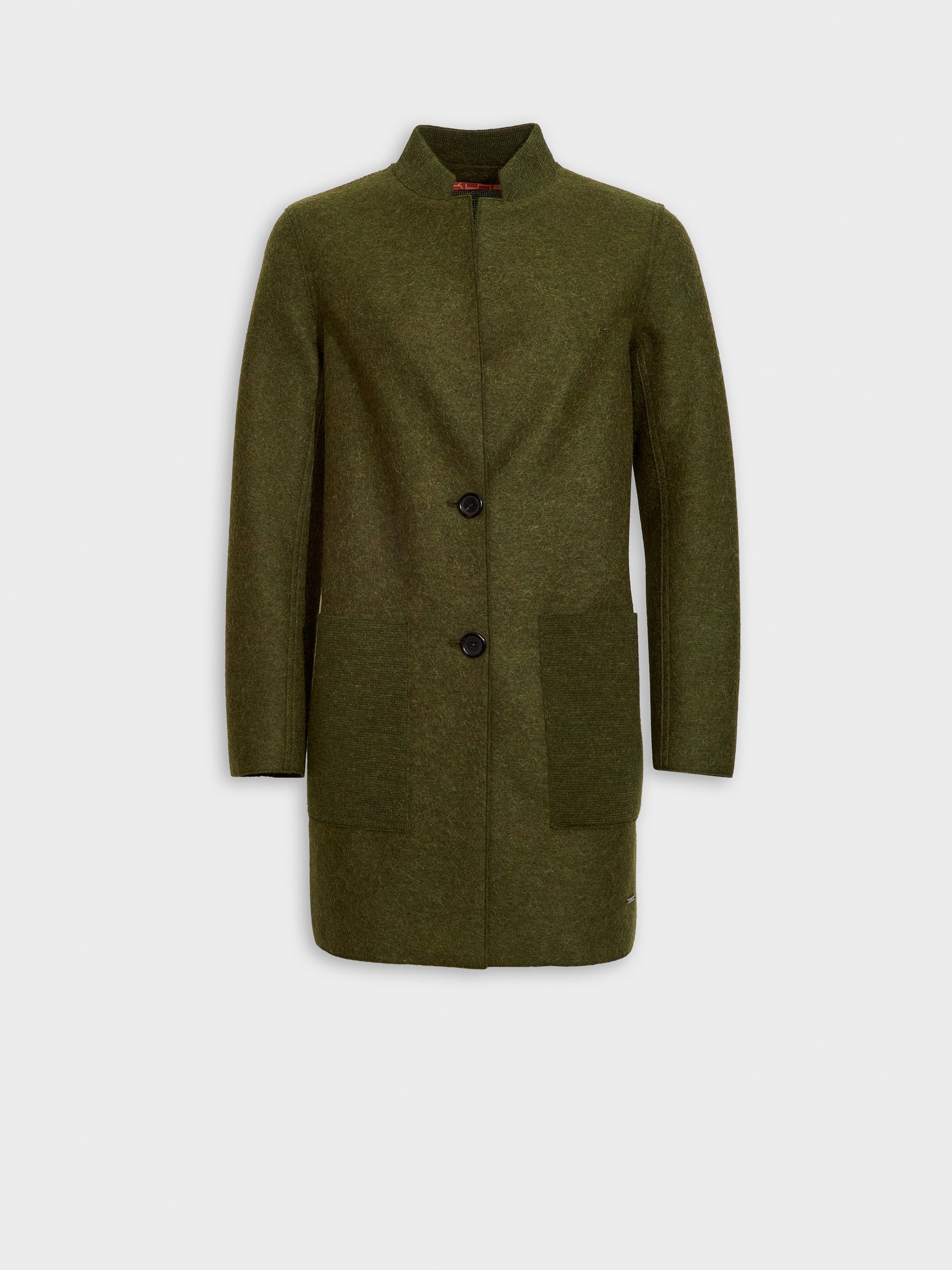 Zybil Coat Alpaca Color Green