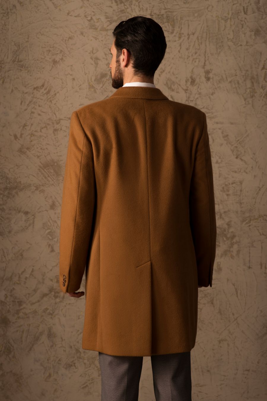 Boris Coat Vicuña Color Camel