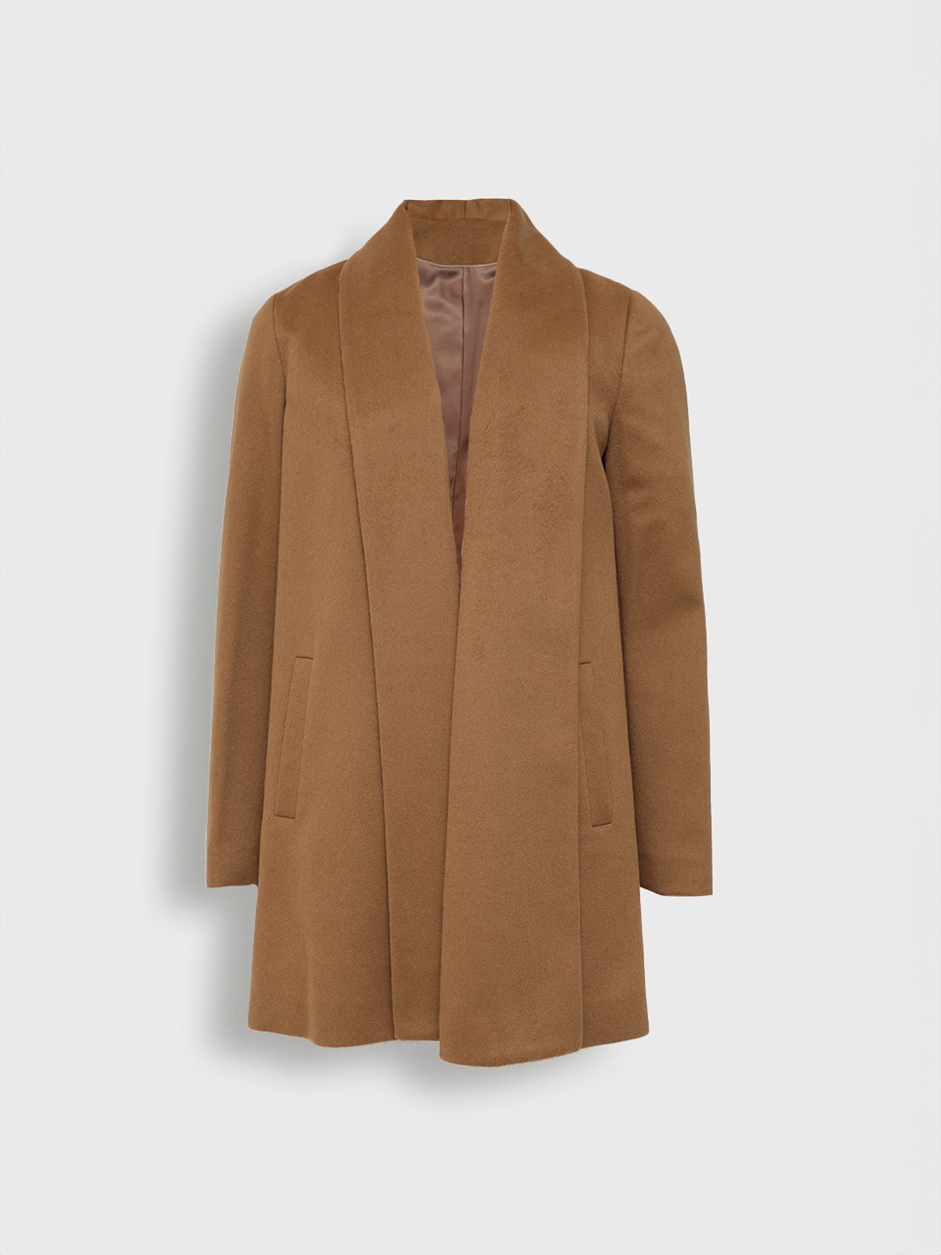 Short Swing Coat Vicuña Color Camel