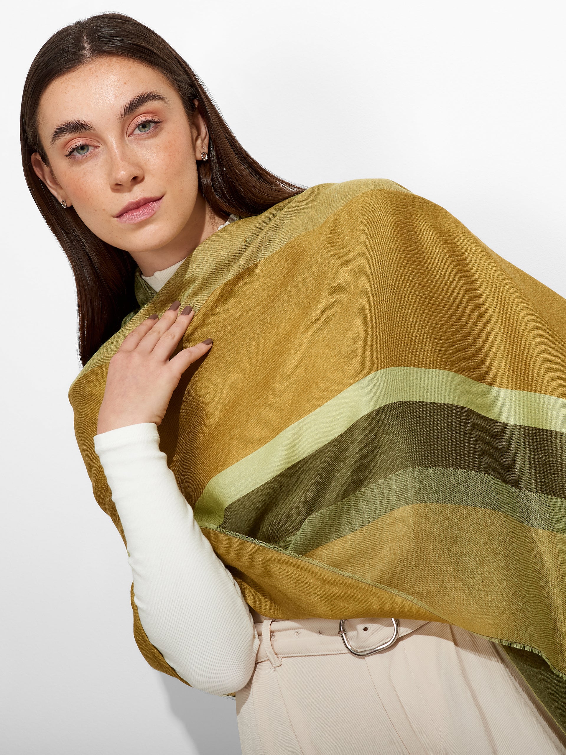 Zarry Shawl Baby Alpaca Color Red