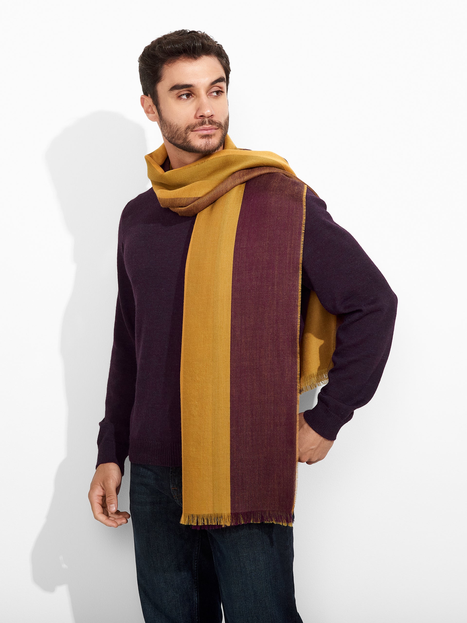 Zarry Shawl Baby Alpaca Color Red