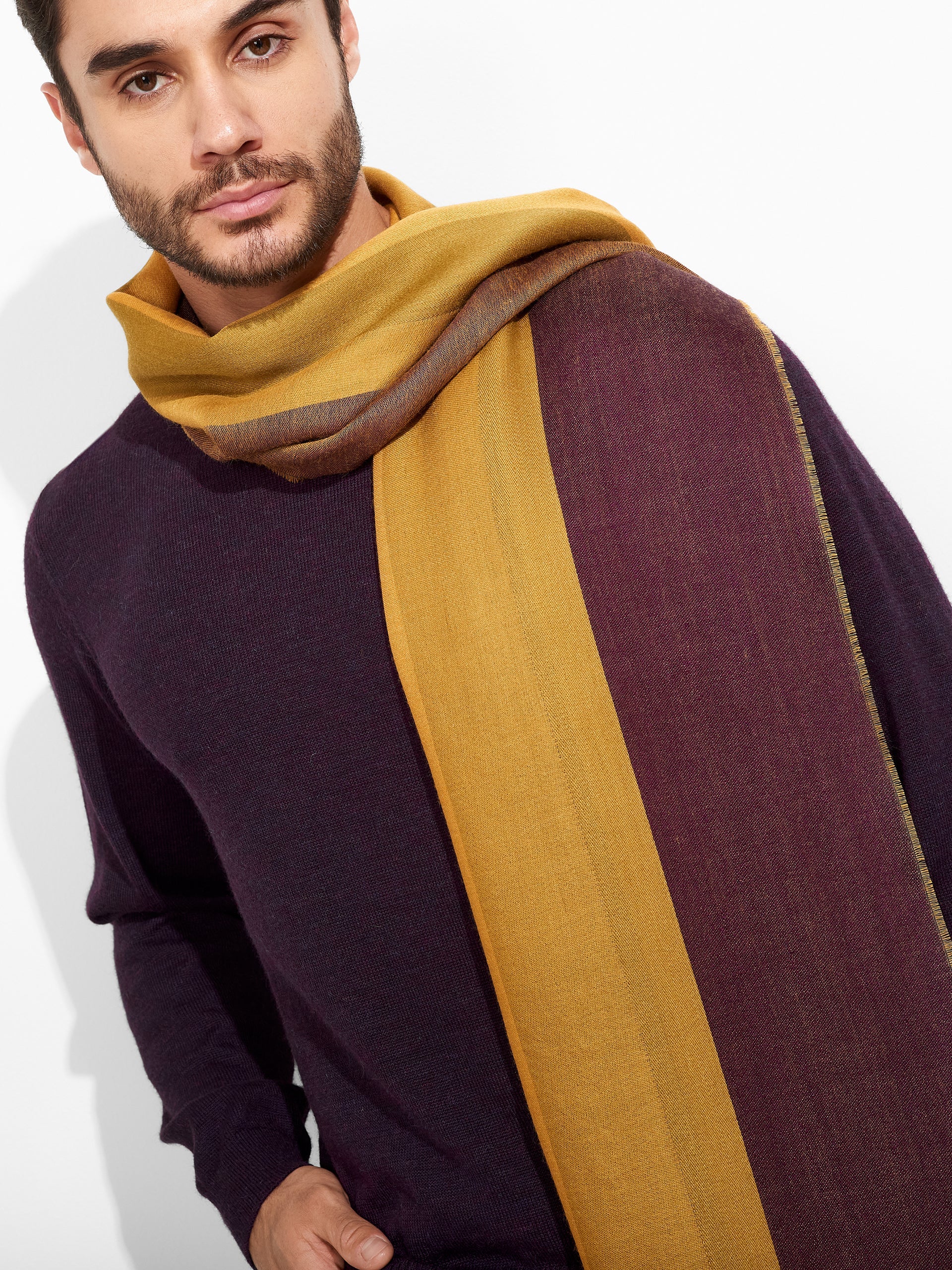 Zarry Shawl Baby Alpaca Color Red