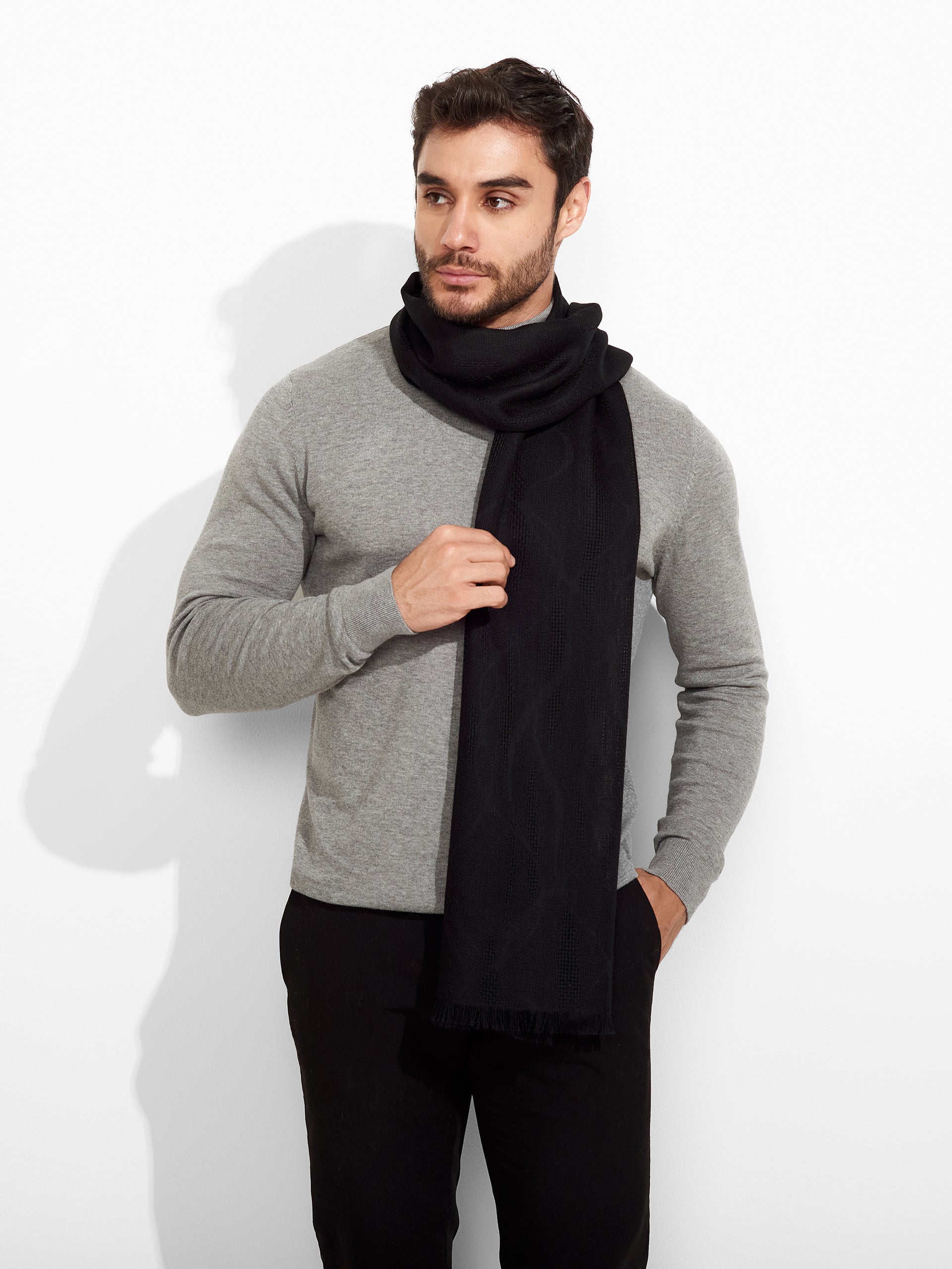 Zuniga Shawl Baby Alpaca Color Black