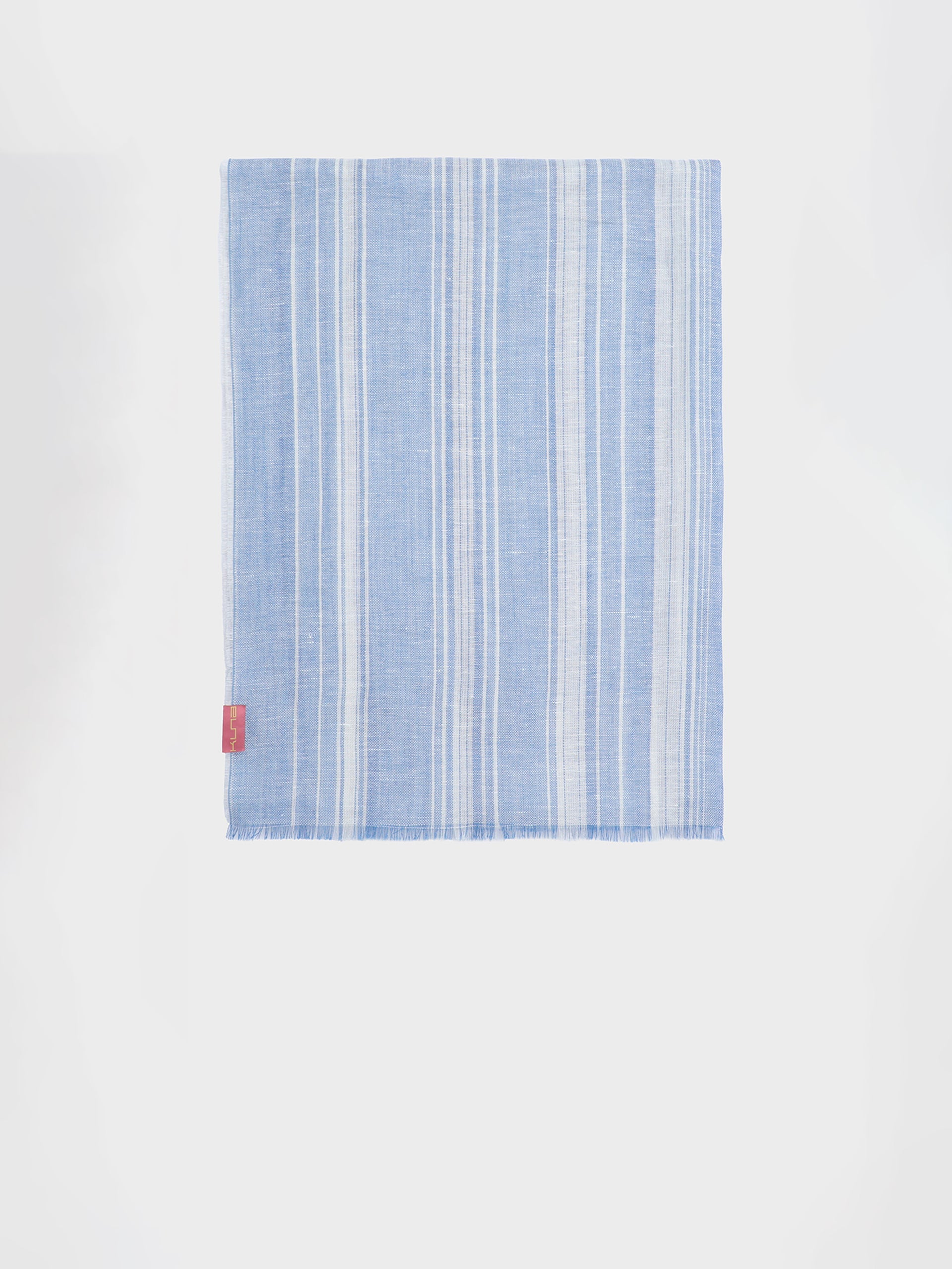 Yoga Shawl Linen Color Blue - Paz Lifestyle 