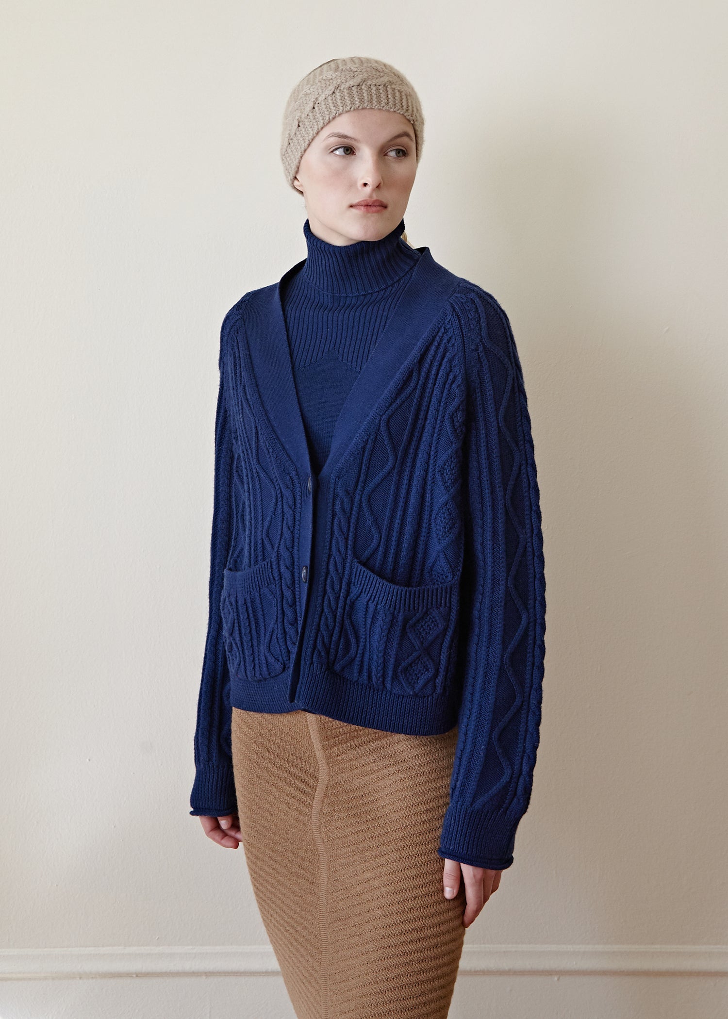 Cable Fisherman Cardigan - Paz Lifestyle 
