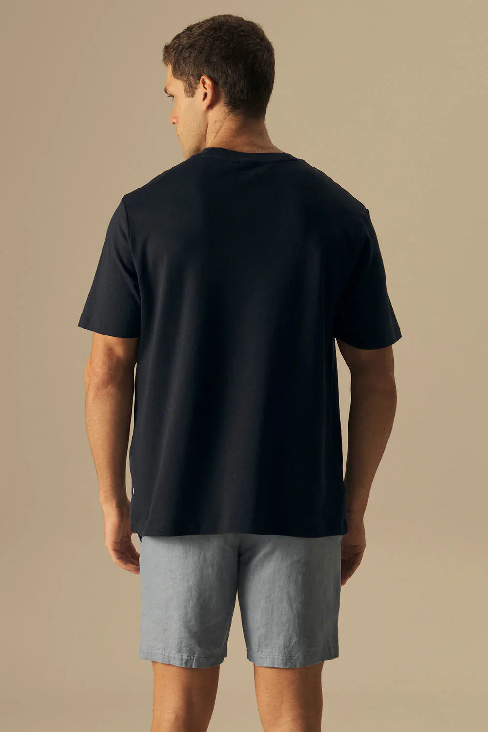 Costa Linen Shorts in Grey Blue by Ilot - Paz Lifestyle 