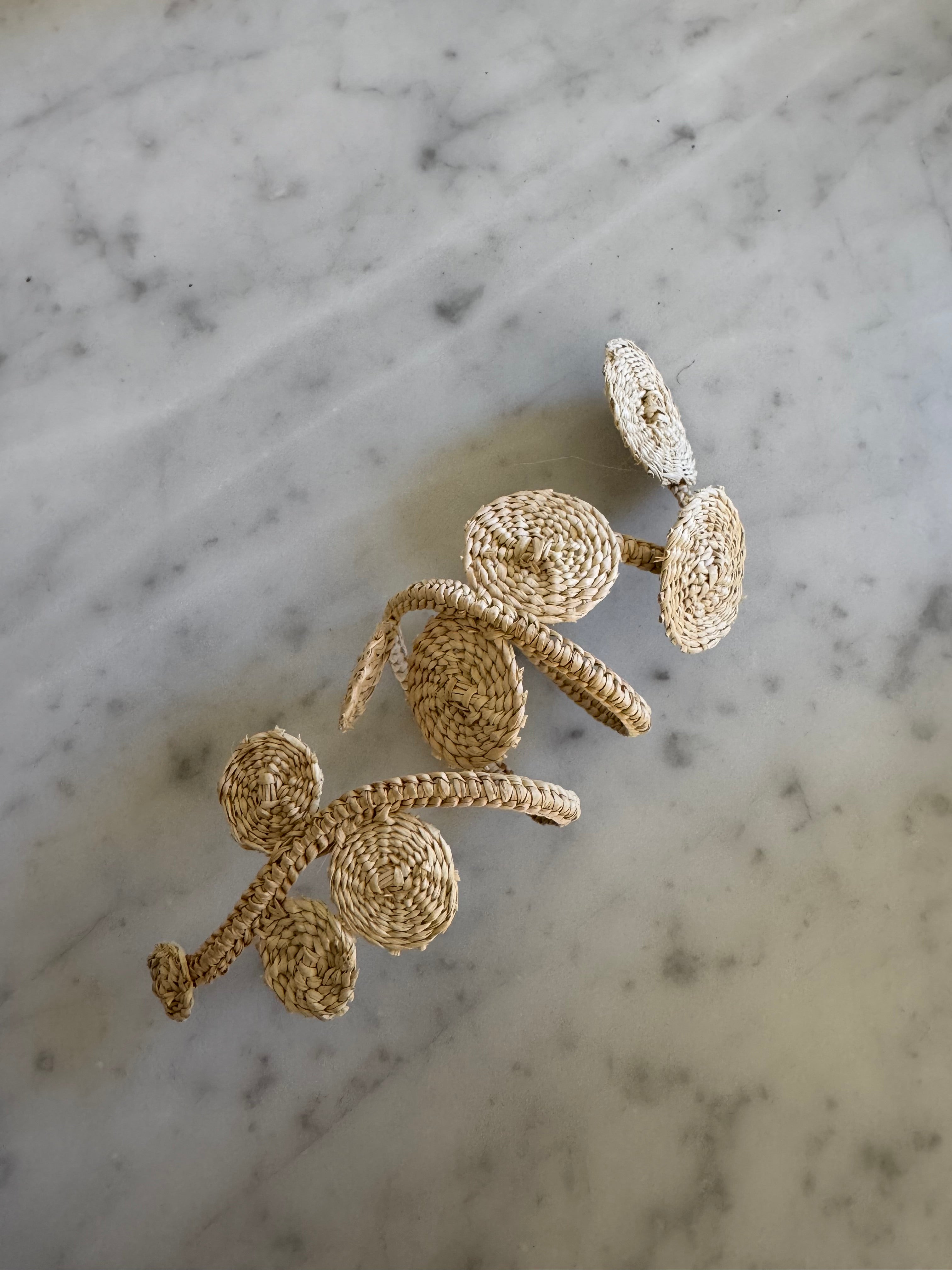 Iraca Palm Seeded Napkin rings Set of 4 - Paz Lifestyle 