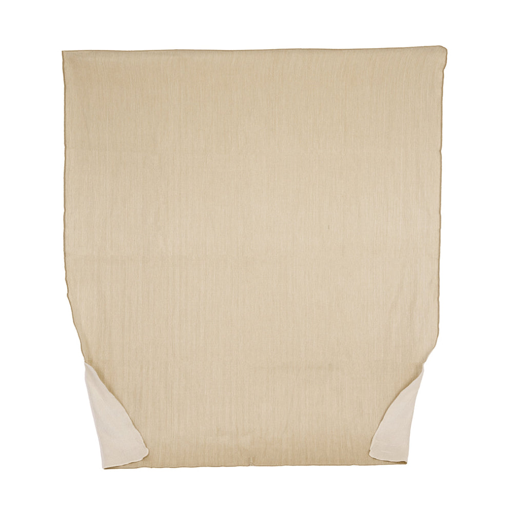 Kani Collection - Handwoven Reversible Natural Tobacco & White Alpaca Throw Blanket from Ecuador