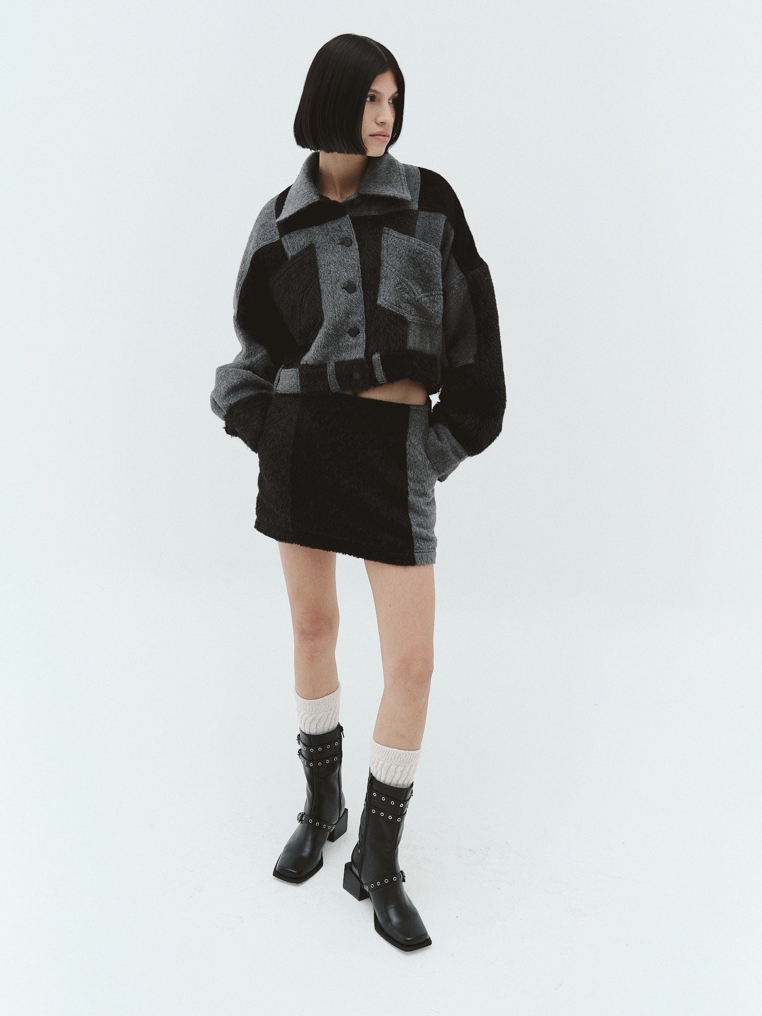 RENATA Alpaca Wool Mini Skirt | Pre-Order - Paz Lifestyle 