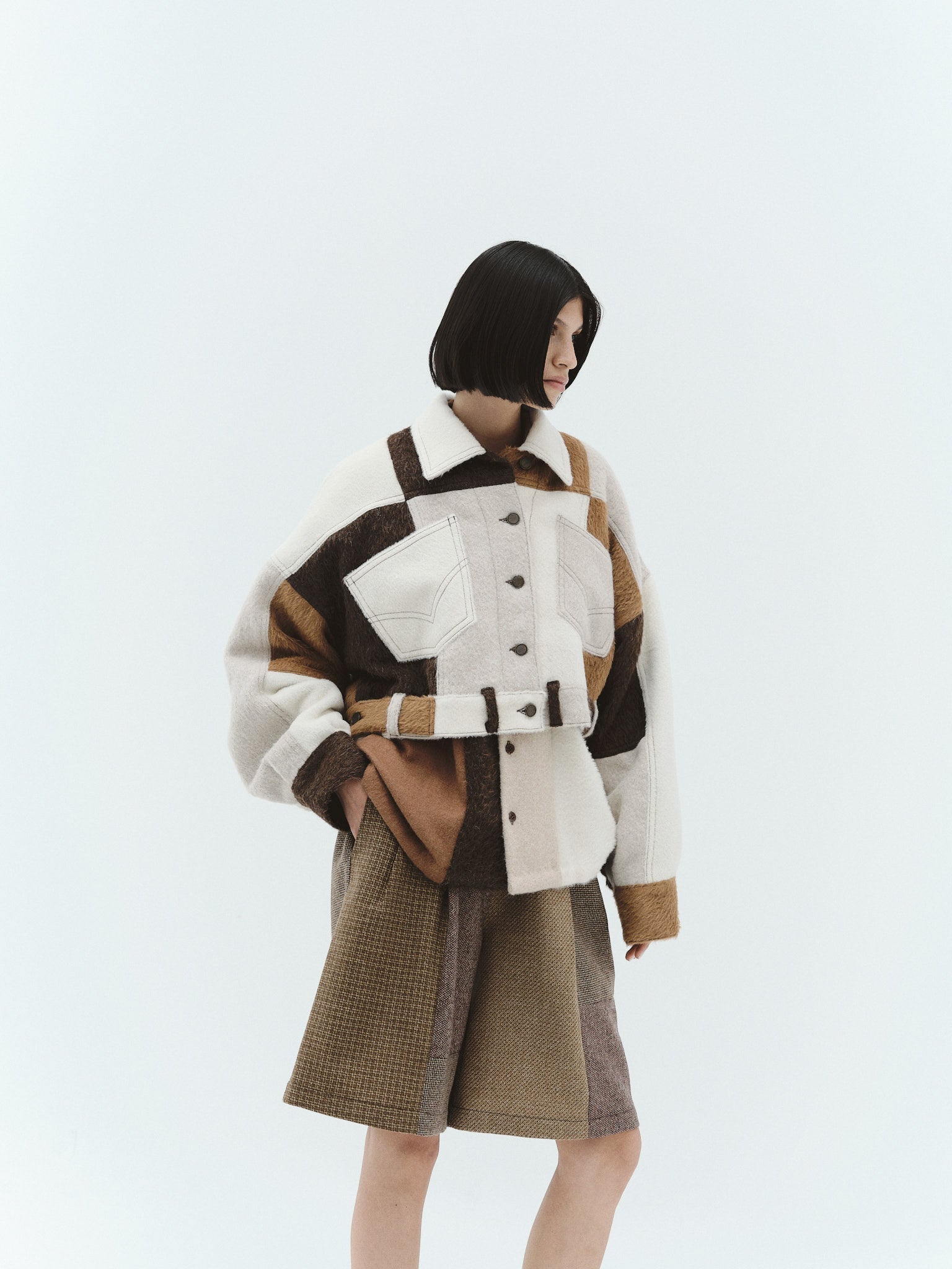 RENATA Alpaca Wool Jacket, Carbón | Pre-Order - Paz Lifestyle 