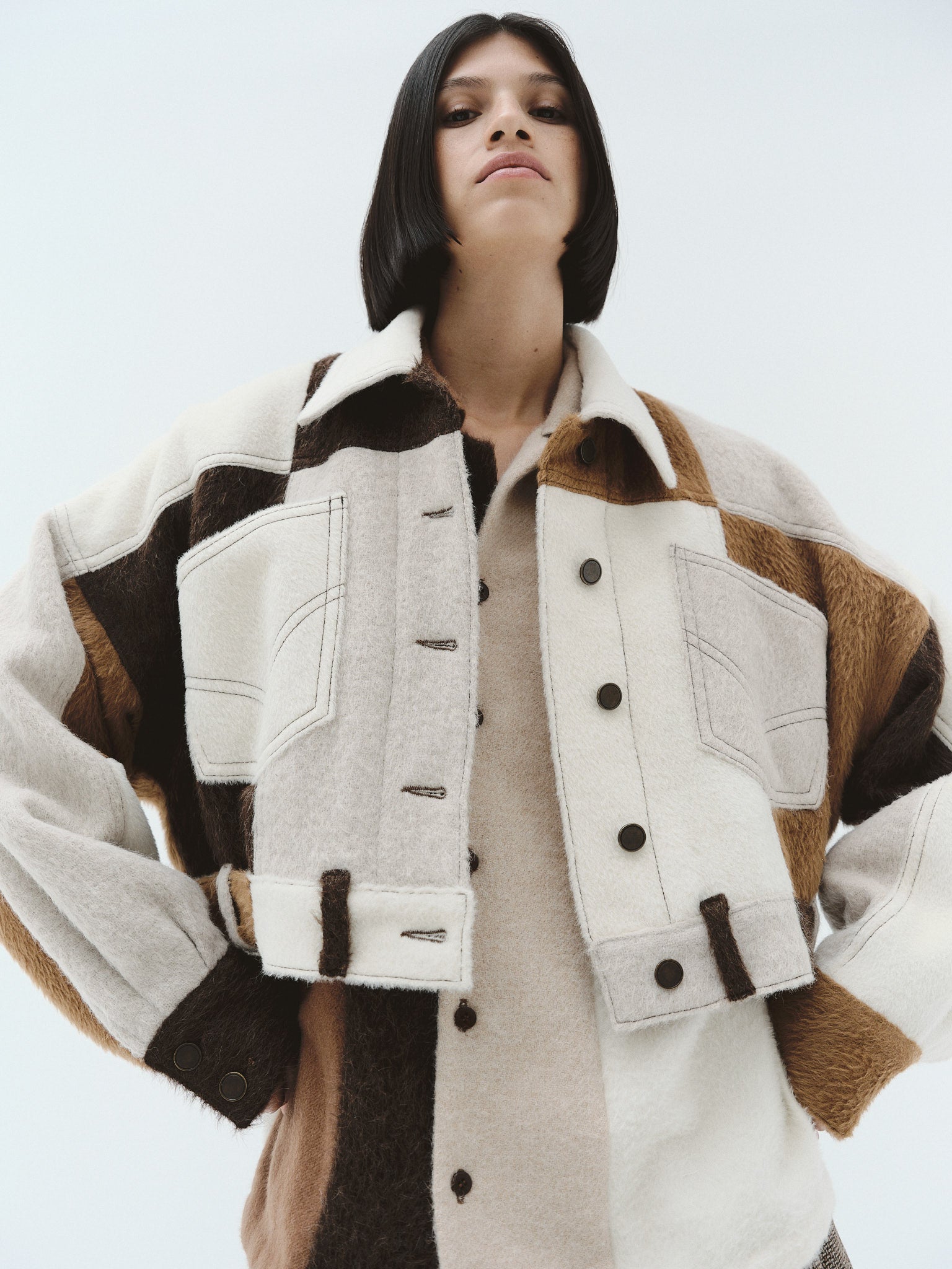 Renata Alpaca Wool Jacket, Tostada - Paz Lifestyle 