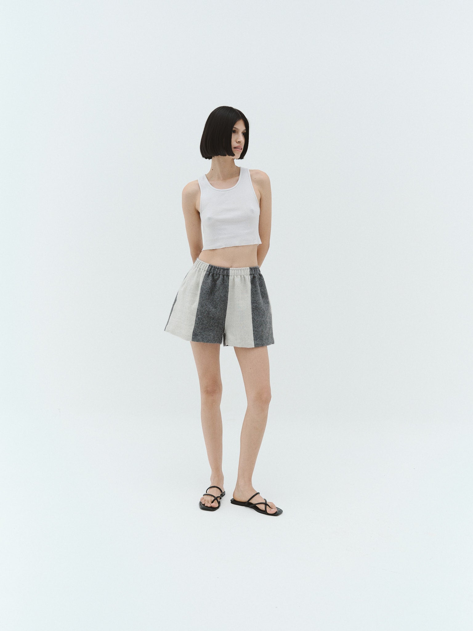 ALANA Alpaca Wool Boxer Shorts, Carbón