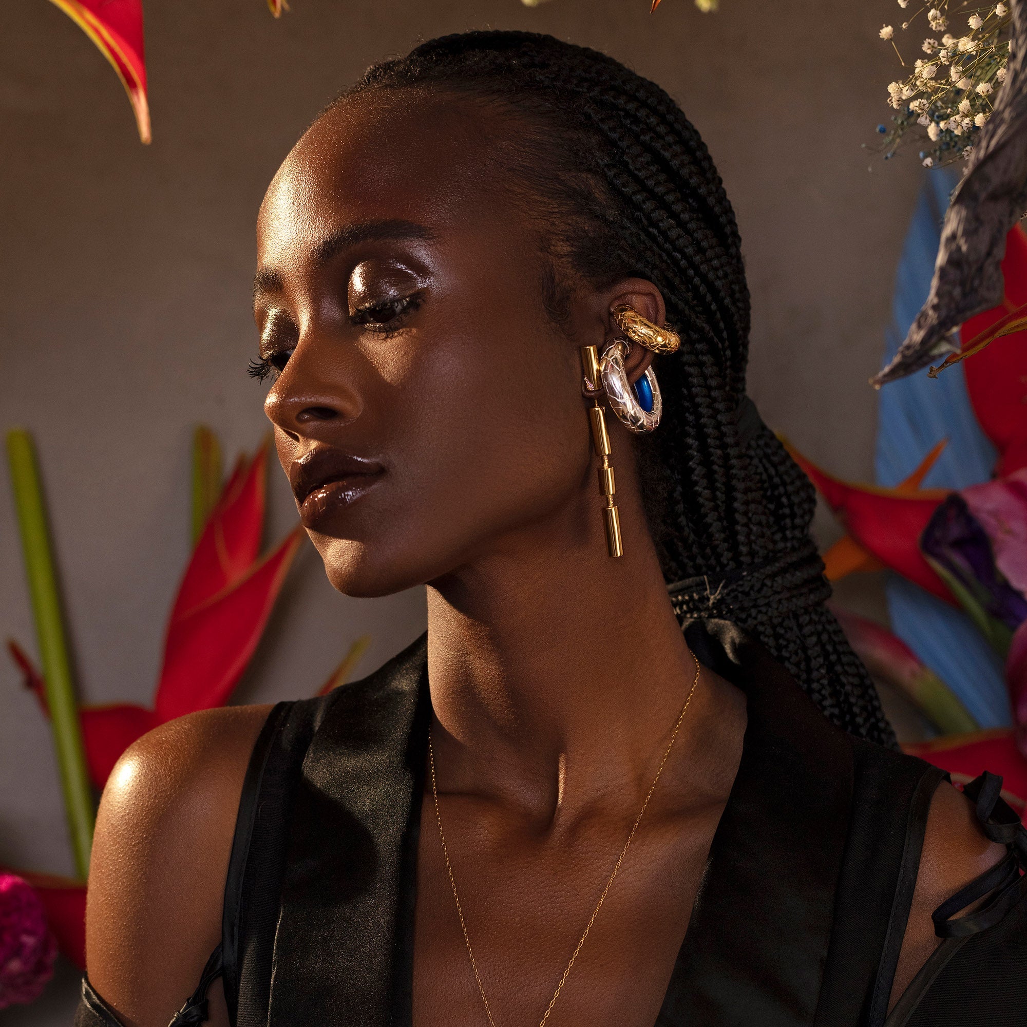 Beatrice Large Ear Cuff Silver