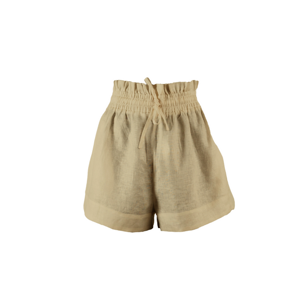 Kep High Waisted Short in Camel - Paz Lifestyle 