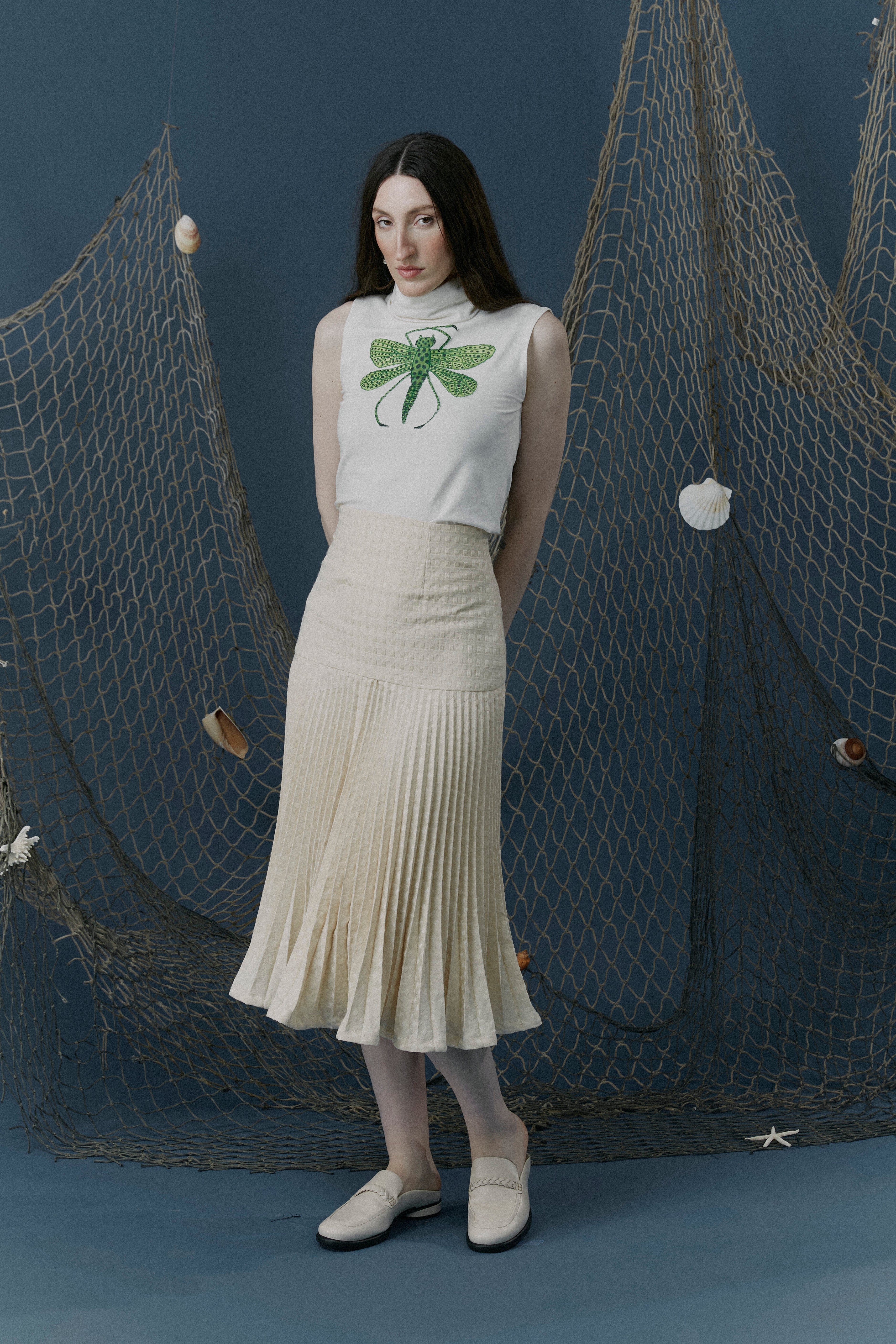 Kickpleat Skirt