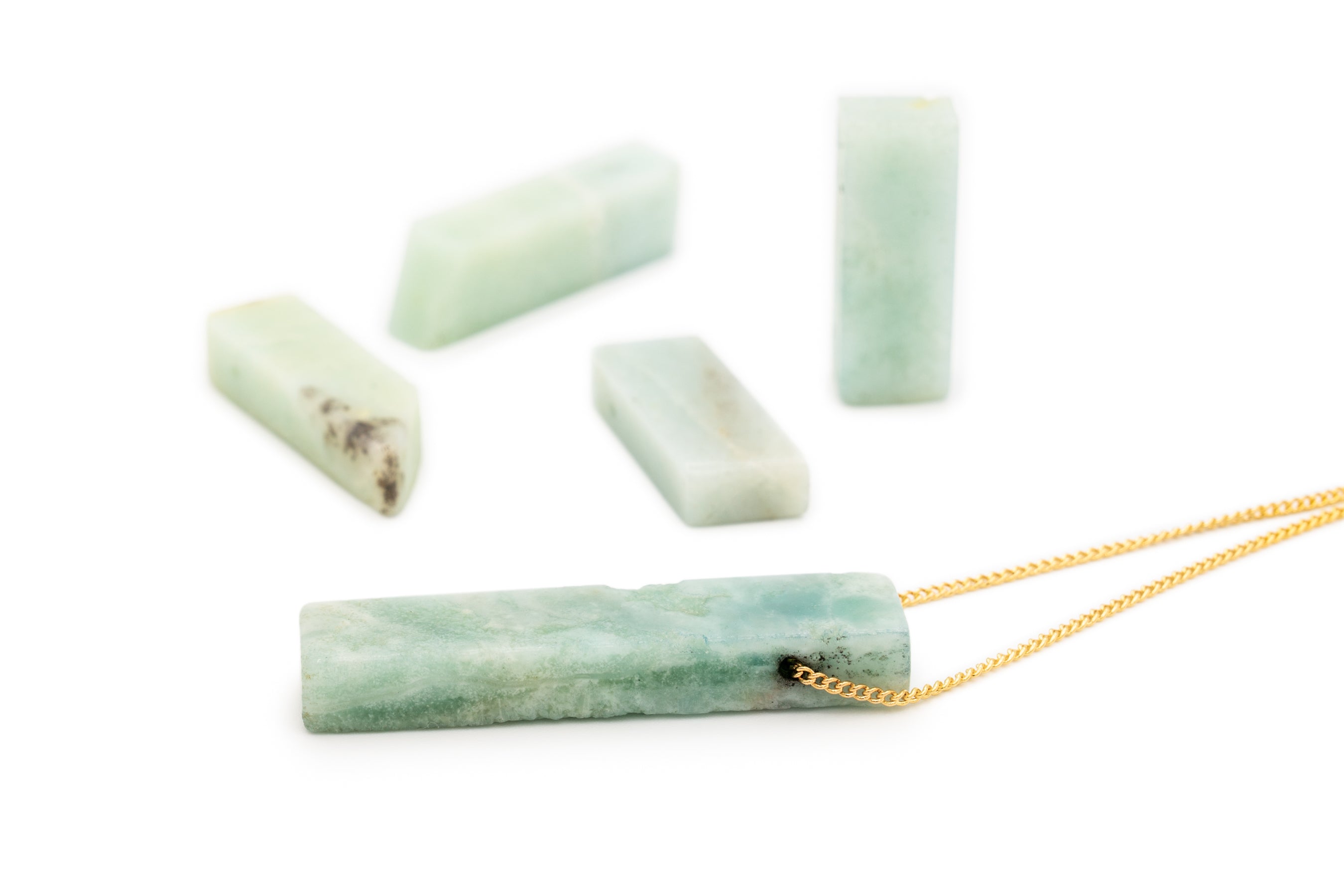 Amazonite Stone Necklace - Paz Lifestyle 