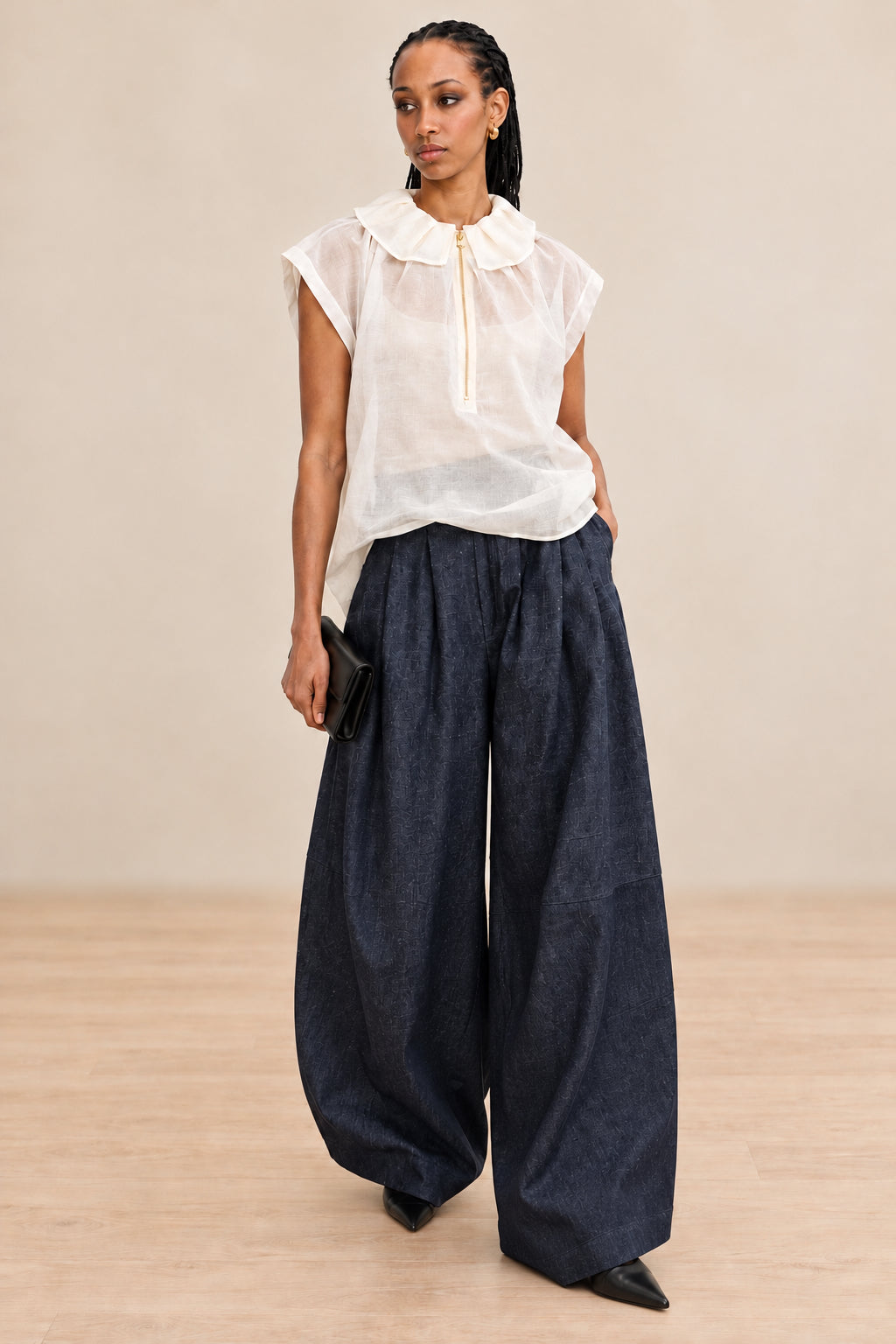 Merkeb denim pant
