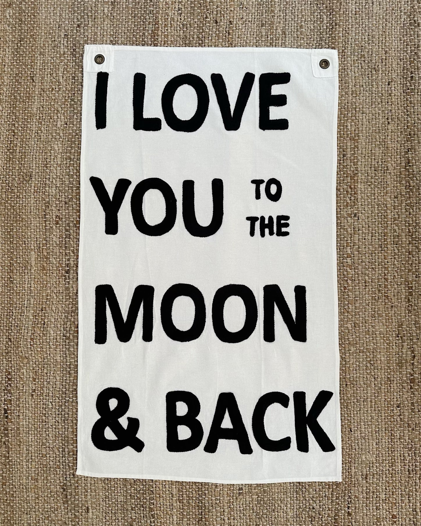 I Love You to the Moon and Back Handmade Wall Tapestry - Paz Lifestyle 