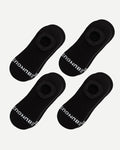 All black No Show 4-Pack