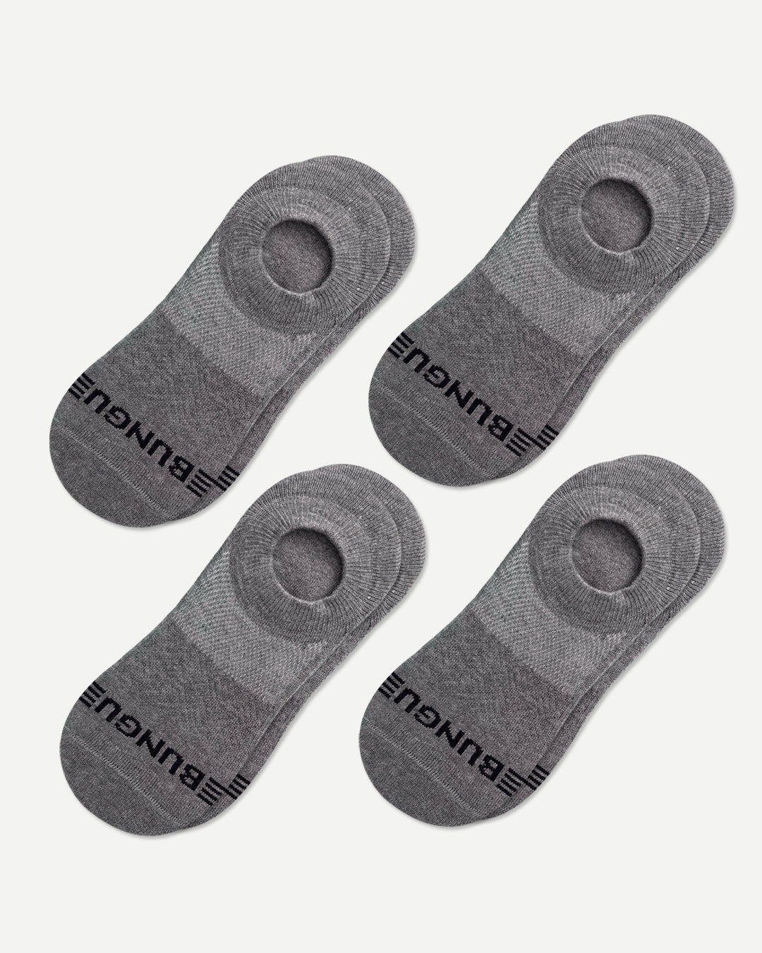 All light grey No Show 4-Pack