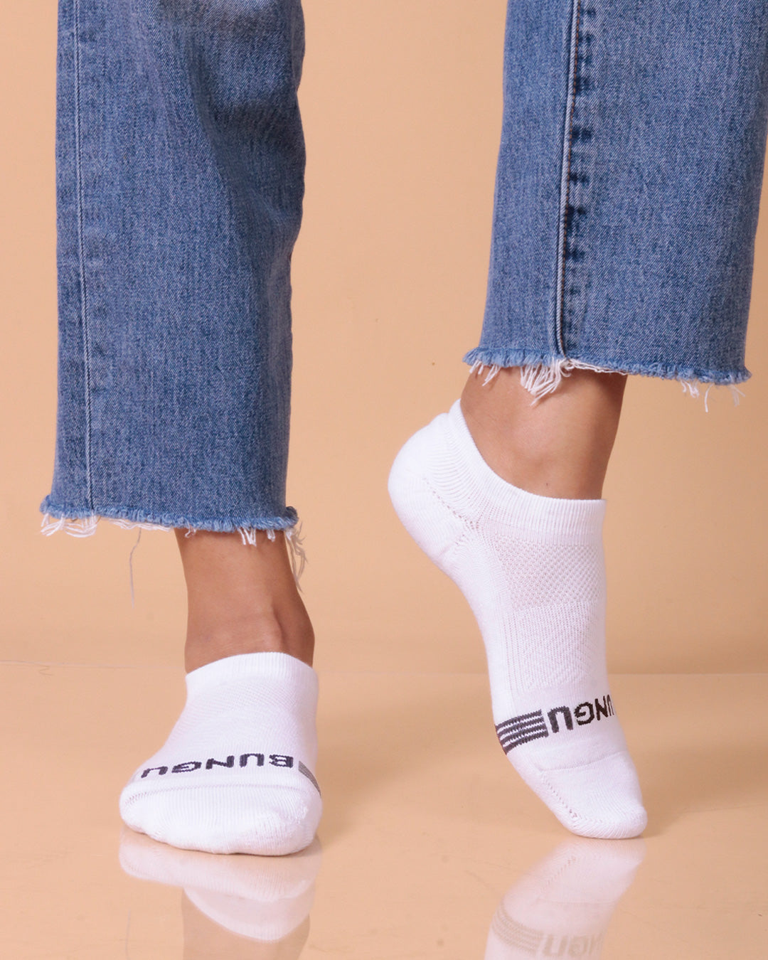 White No Show 4-Pack