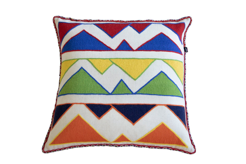 Geometric Triangle Pillow Cover