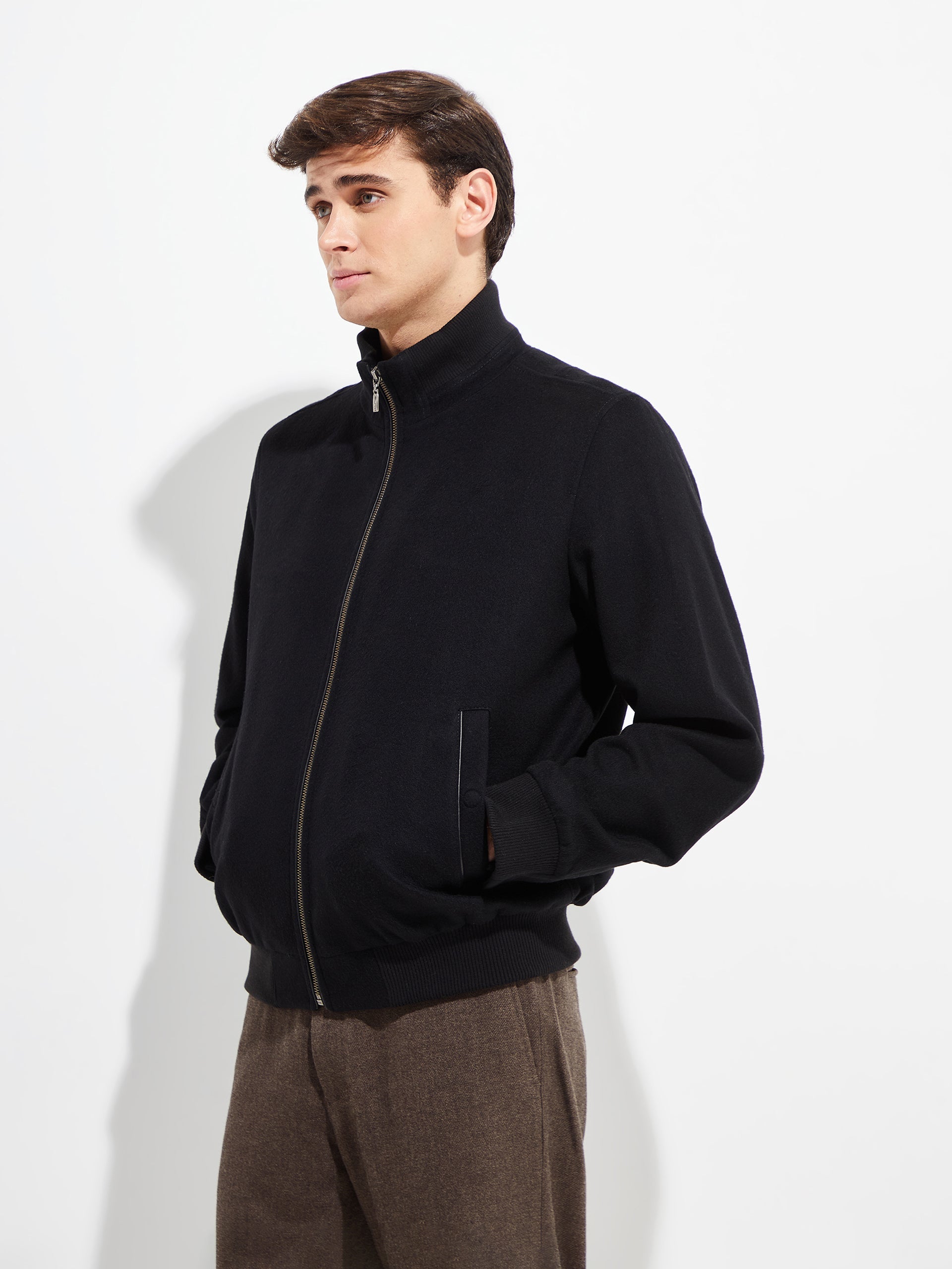 Benedict Jacket Vicuña Color Black