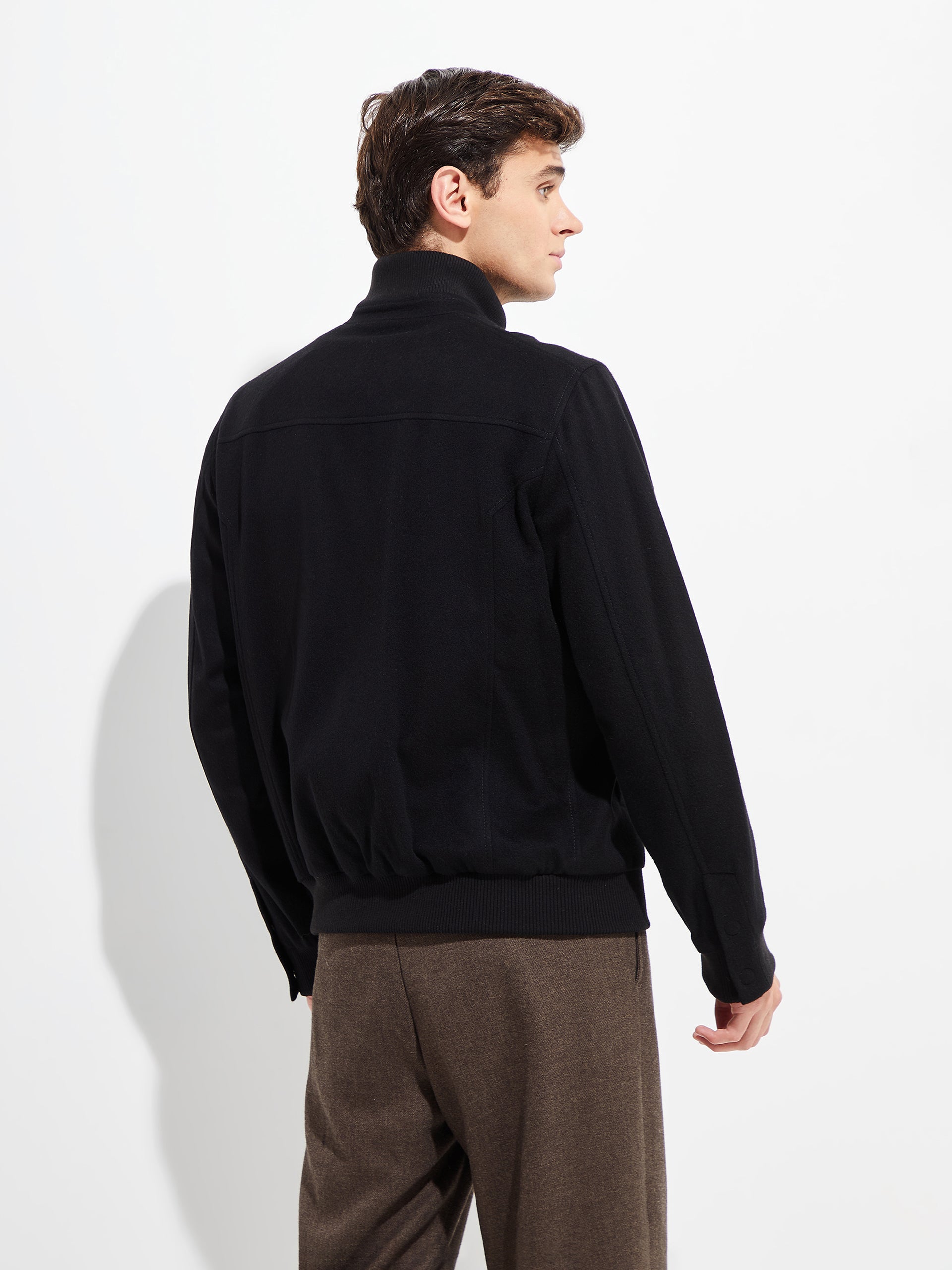 Benedict Jacket Vicuña Color Black