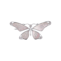 Butterfly Brooch in Sterling Silver and Mother-of-Pearl