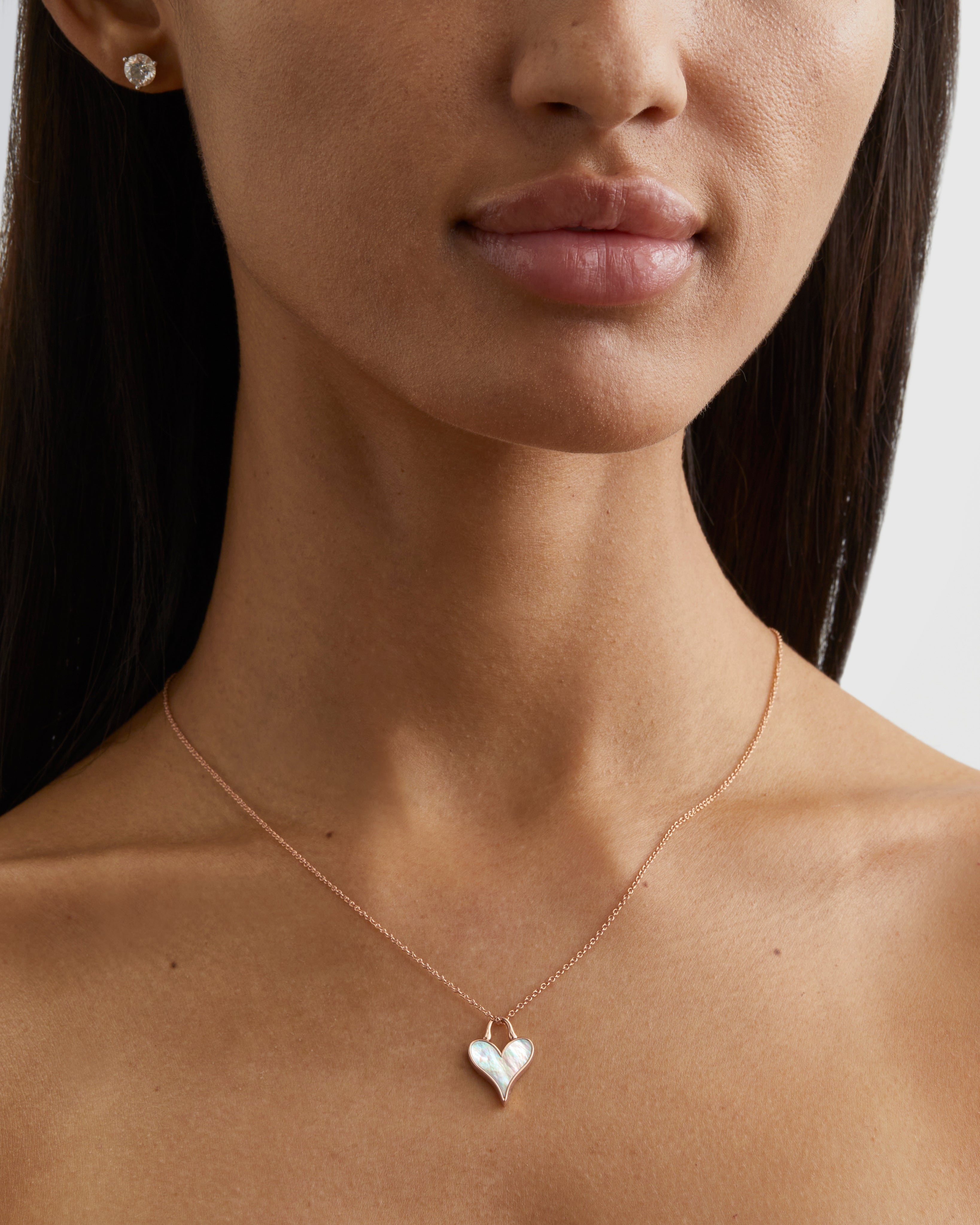 LoveLock Pendant 12mm in Rose Gold