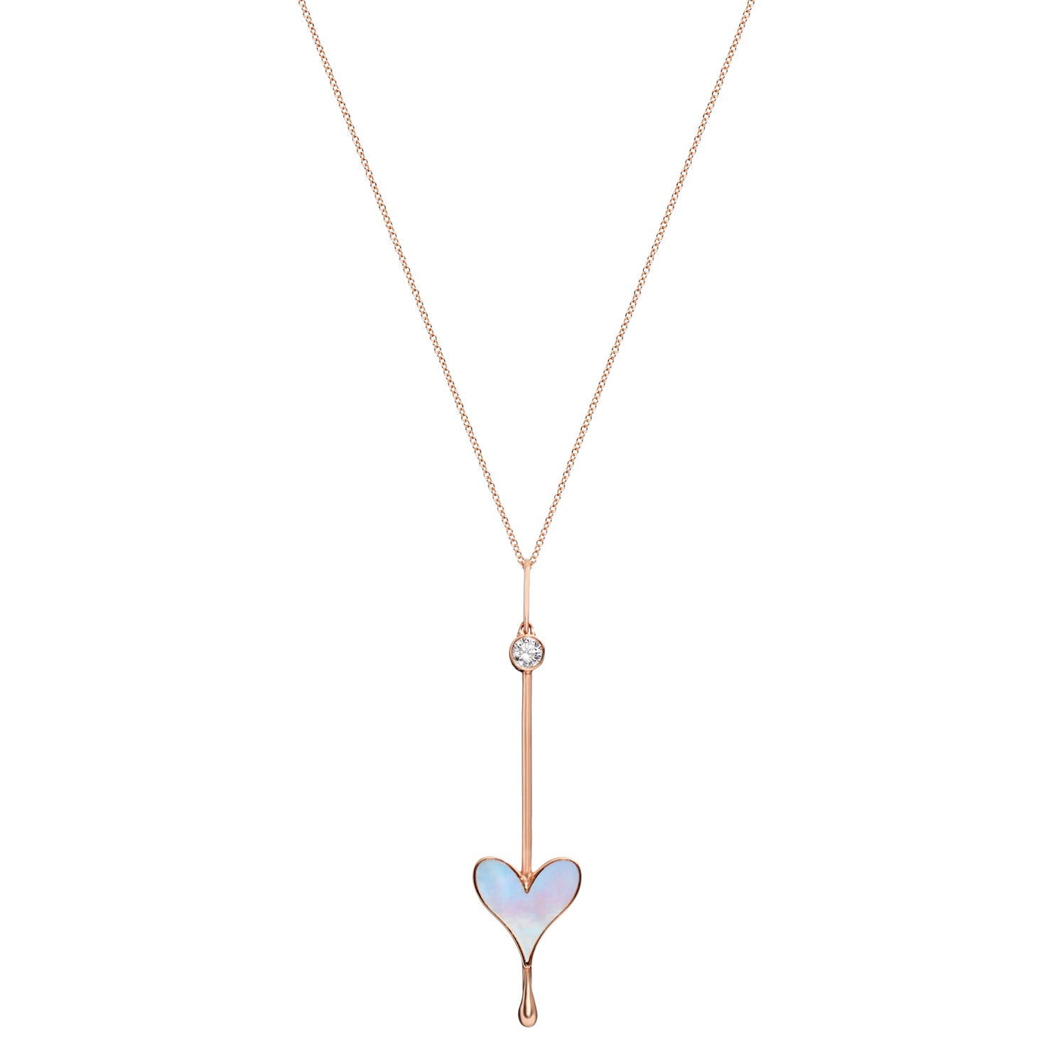 Love Wand Pendant in Rose Gold’s - Paz Lifestyle 