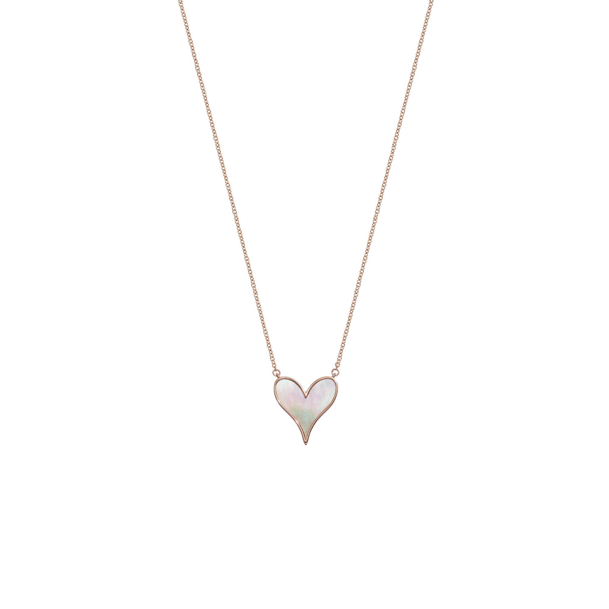 Love Pendant 15mm in Rose Gold