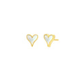 LoveLock Earrings 7mm in 18k Yellow Gold - Paz Lifestyle 