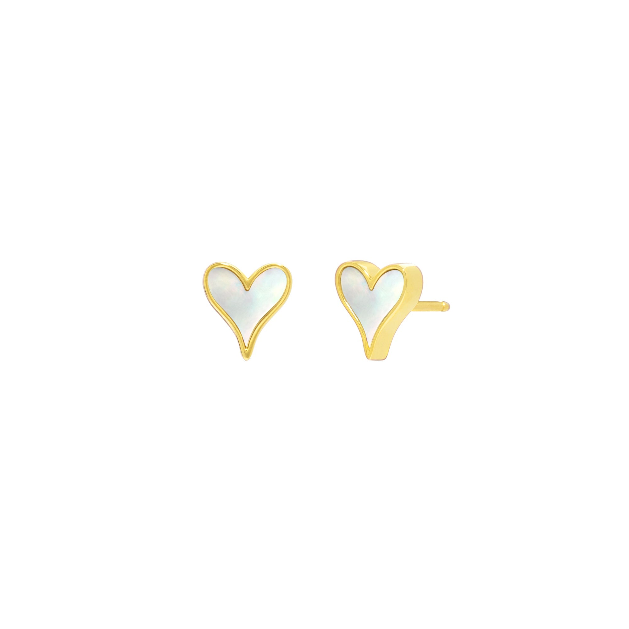 LoveLock Earrings 7mm in 18k Yellow Gold - Paz Lifestyle 