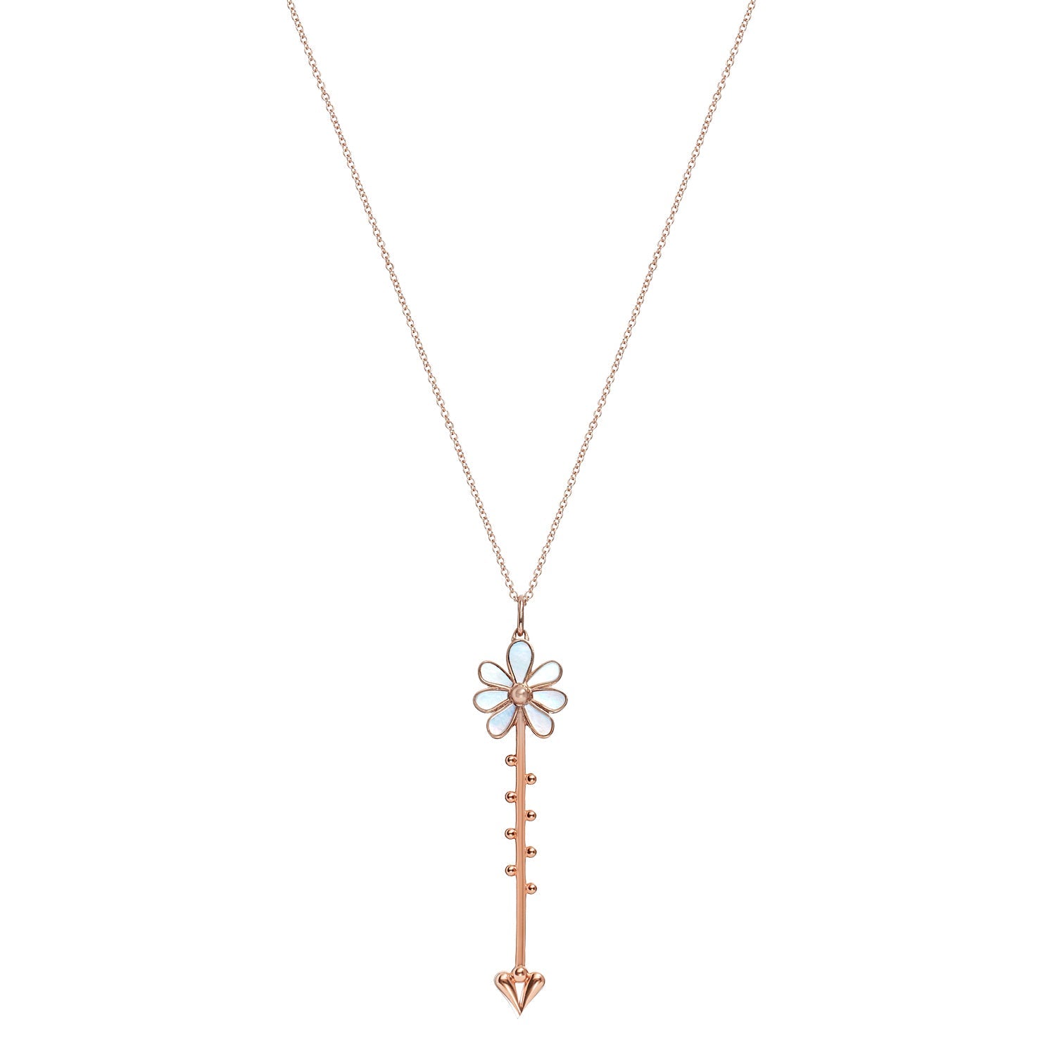 Bloom Wand Pendant in Rose Gold - Paz Lifestyle 