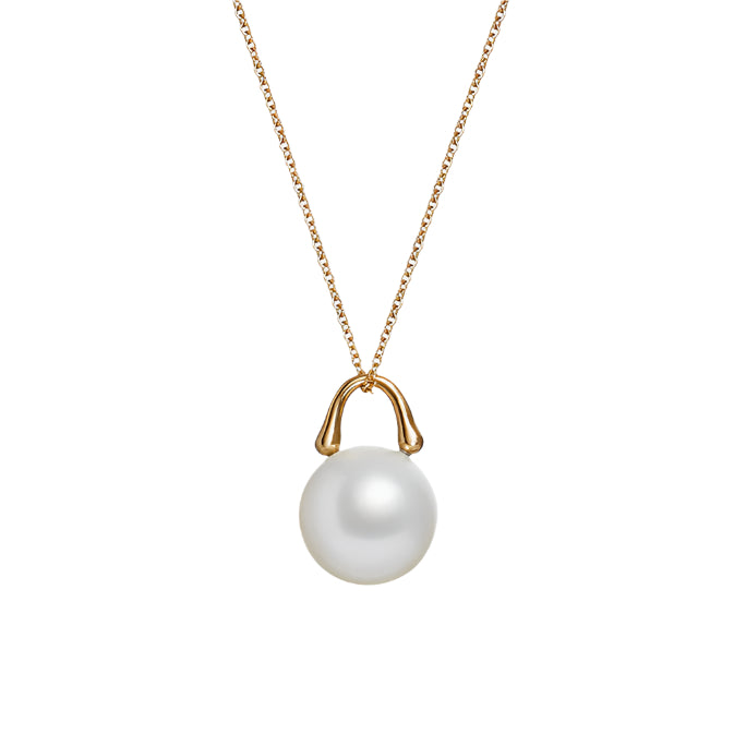 TreasureLock South Sea Pearl Pendant 12mm in Rose Gold