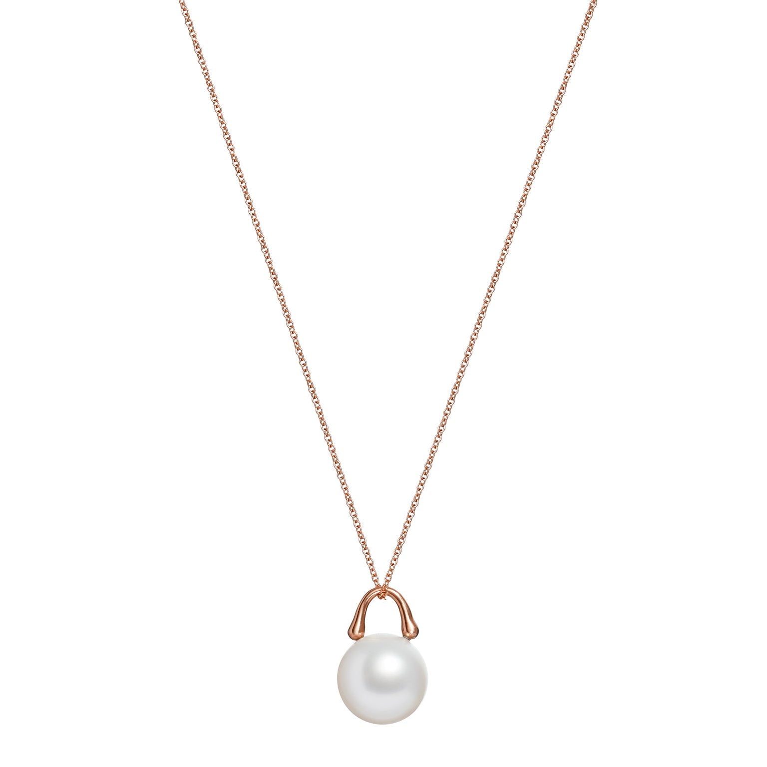 TreasureLock South Sea Pearl Pendant 12mm in Rose Gold