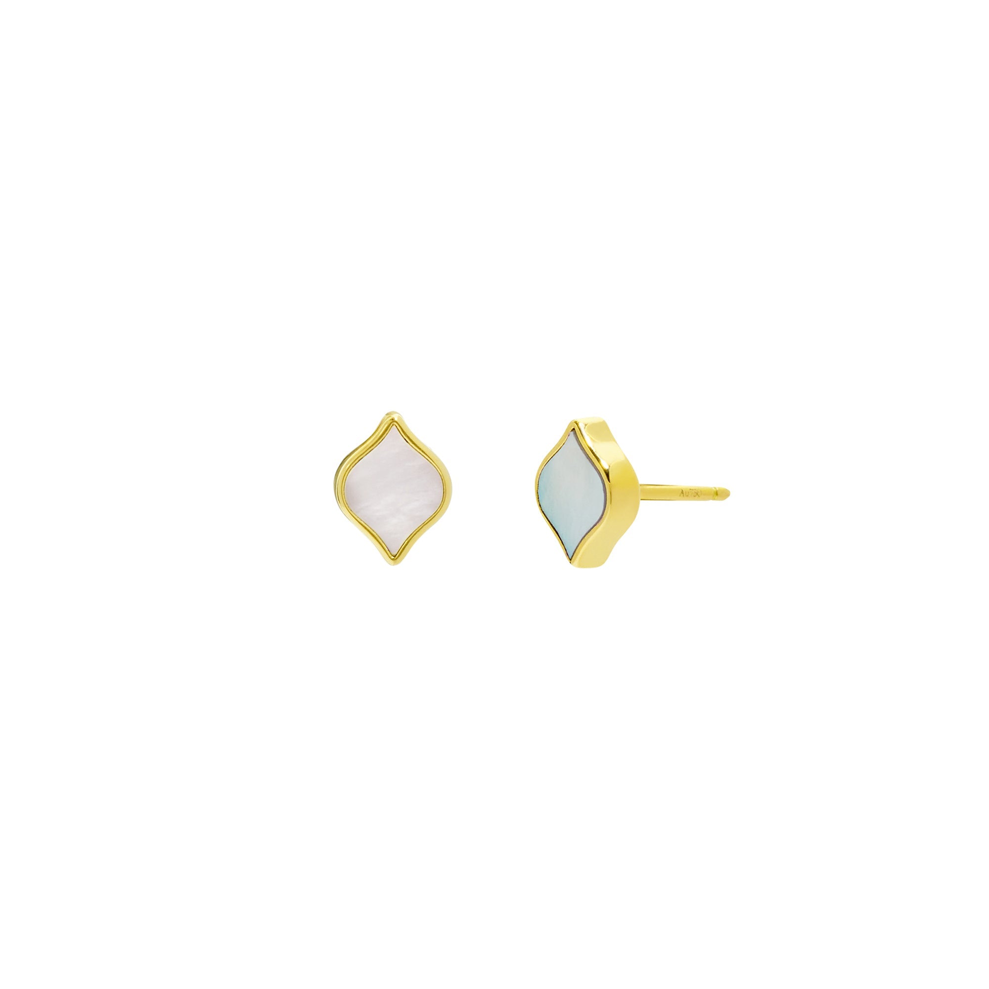 Unity Earrings 7mm in 18k Yellow Gold - Paz Lifestyle 