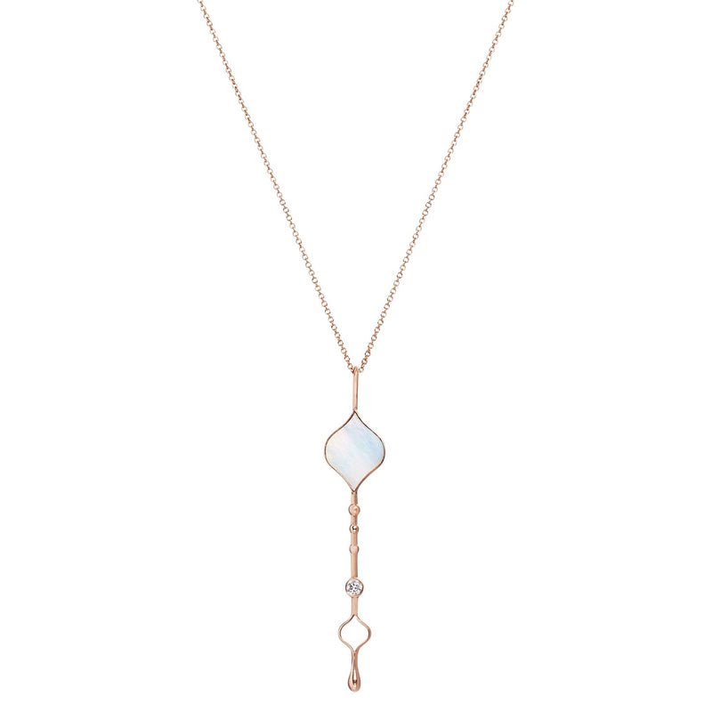 Unity Wand Pendant in Rose Gold - Paz Lifestyle 